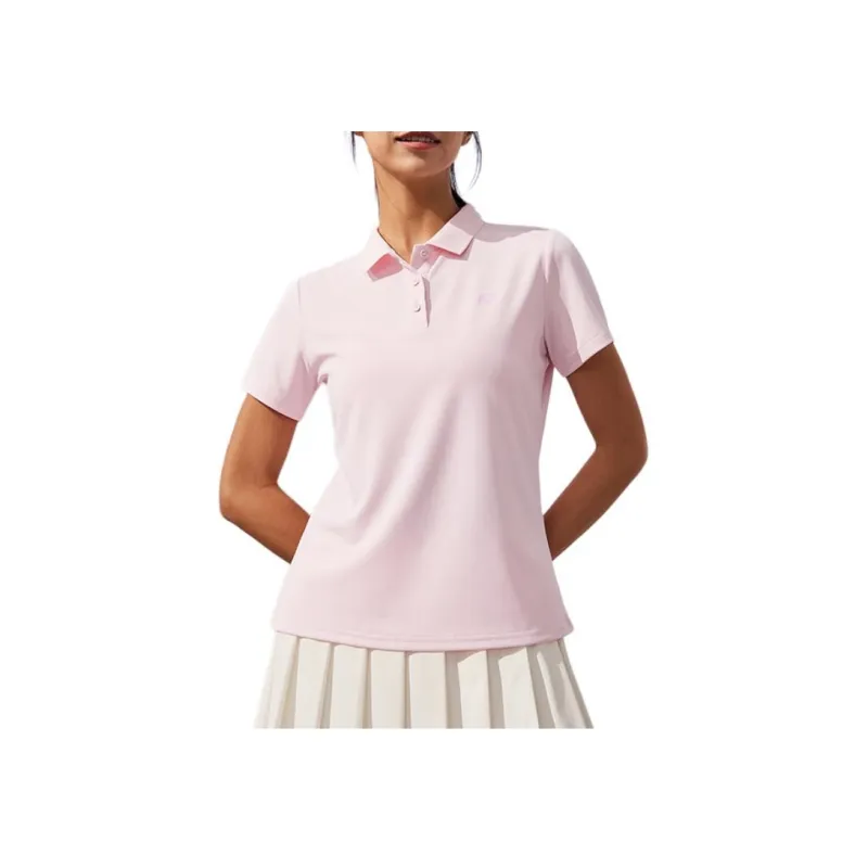 XTEP Polo Shirt Women's Peony Pink-3