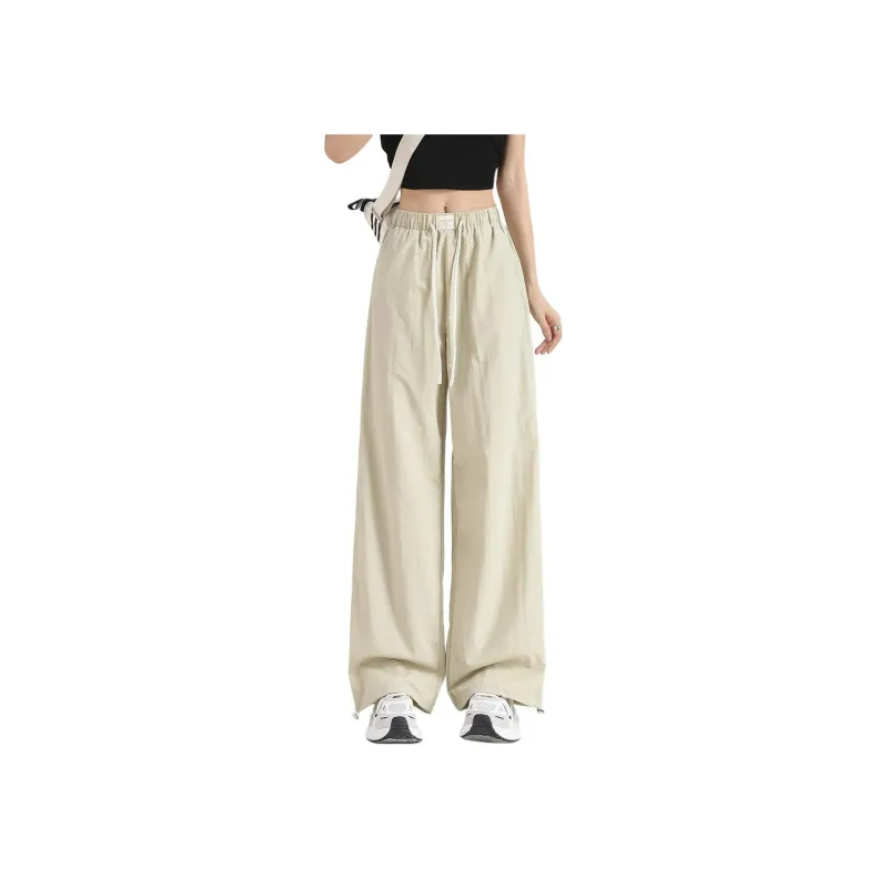 Tonlion Casual Pants Women's Gray Pea Green-13