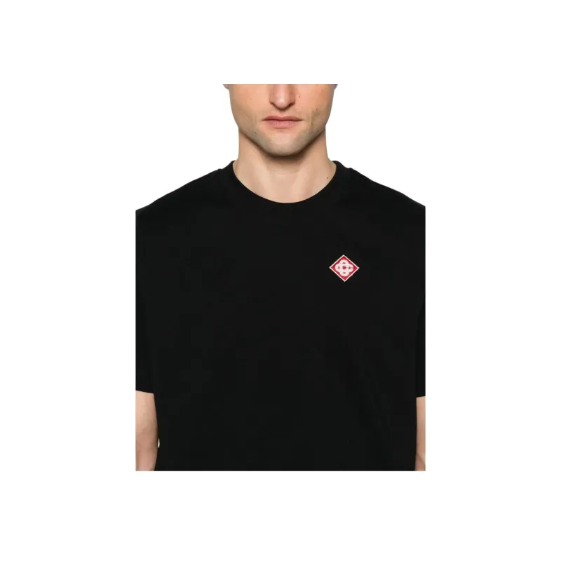 CASABLANCA Logo patch T shirt-6