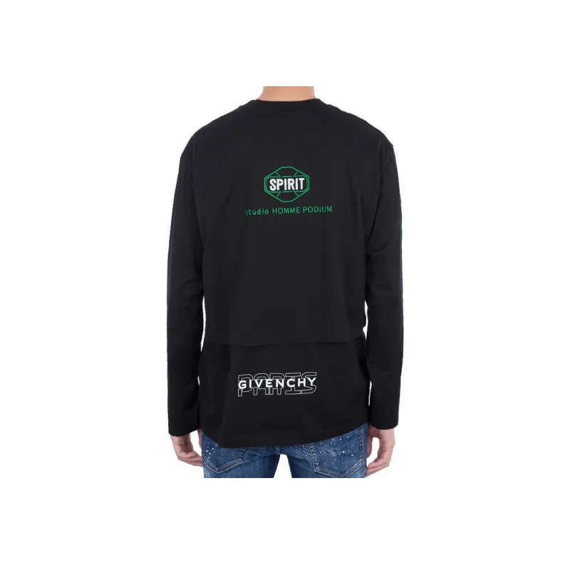 Givenchy T Shirts Men Black-4
