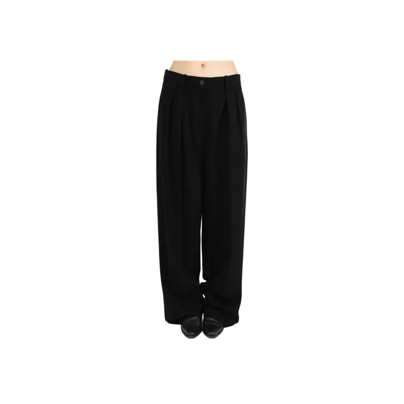 THE ROW Igor Pants 'Black'-0
