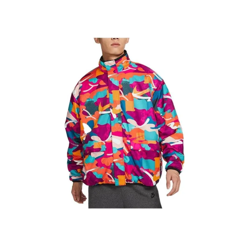 Nike Velvet Jackets Men Multicolor/Black-4