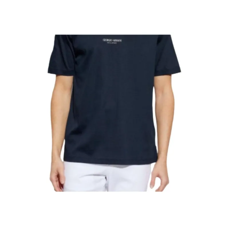 GIORGIO ARMANI Logo print Cotton T shirt-4