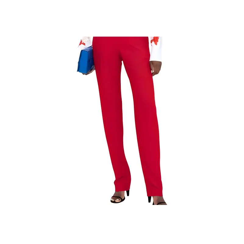 Alexander McQueen FW22 Casual Pants Women's Red-5