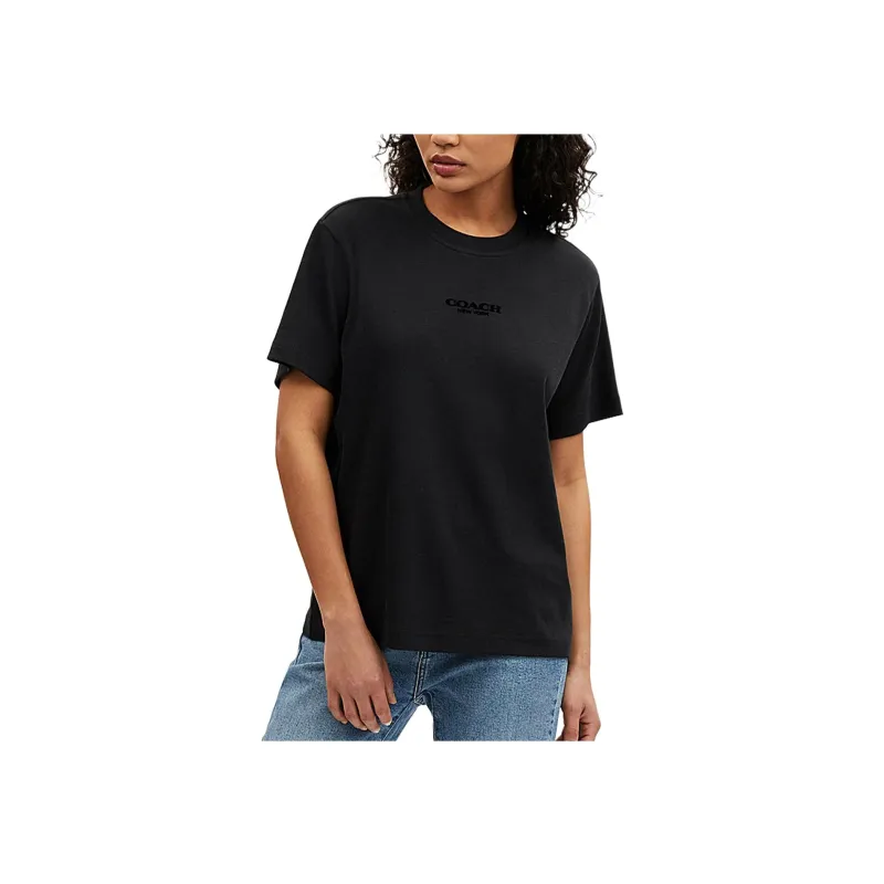 COACH T Shirts Women's Black-3
