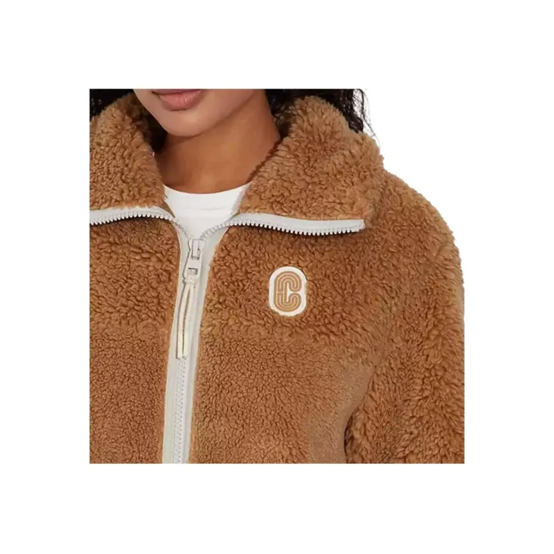 COACH FW22 Jackets Coats Women's Brown-2