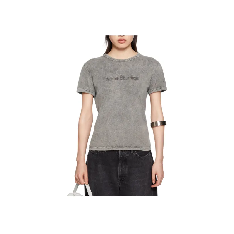 Acne Studios Blurred Logo T-Shirt-1