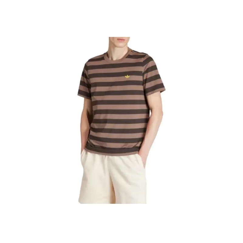 Adidas Originals T Shirt Men's Dark Brown-3