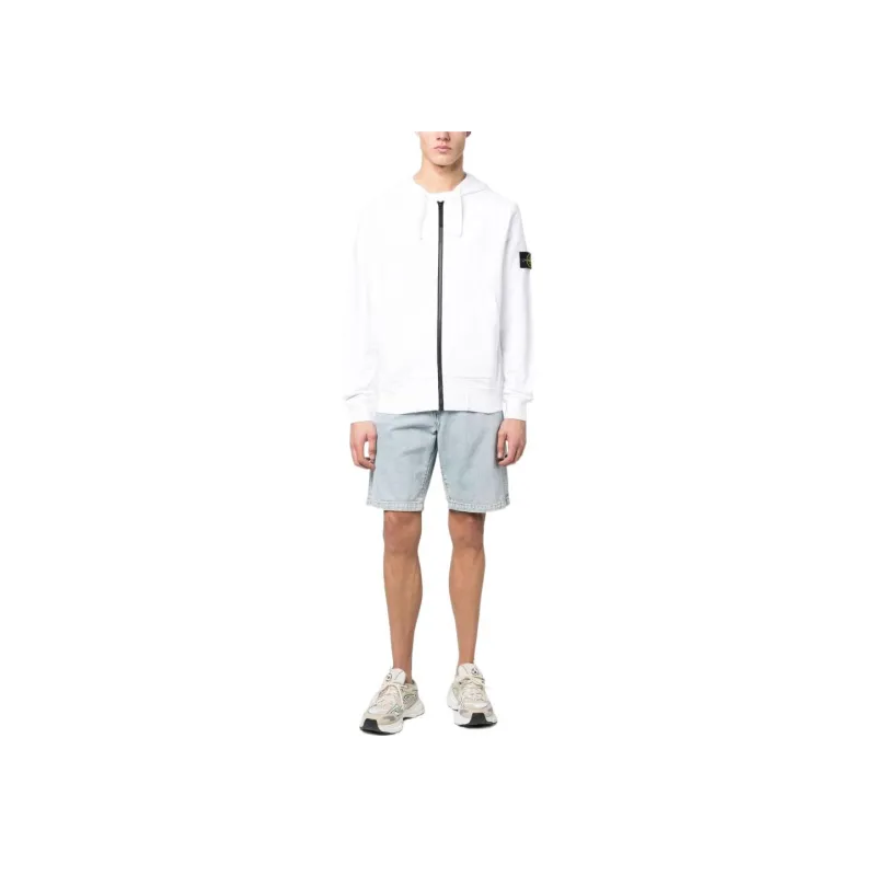 STONE ISLAND Compass logo Zip up Hoodie-1