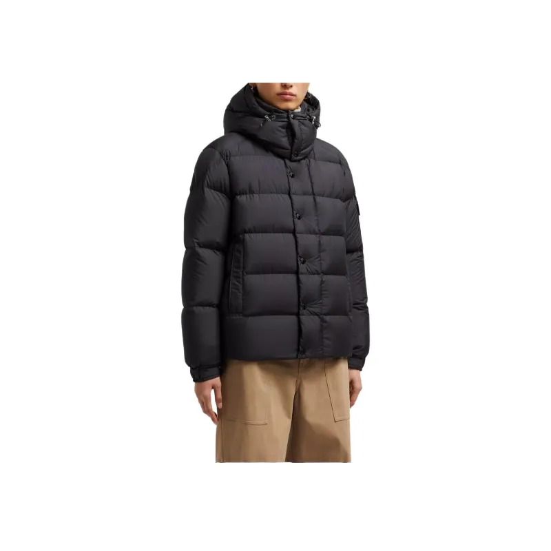 Moncler Logo Patch Zip-Up Padded Coat-1