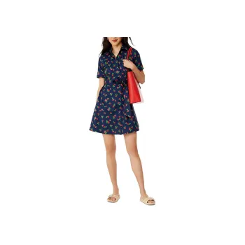 Kate Spade SS24 Short Sleeved Dress Women's French Blue