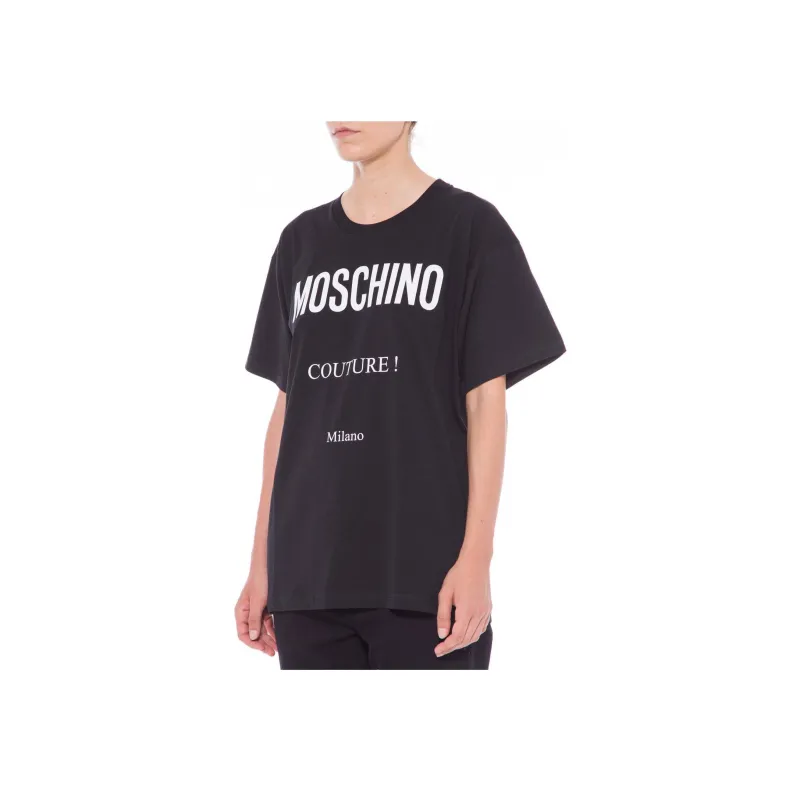 MOSCHINO Logo Printed Crewneck T Shirt-2