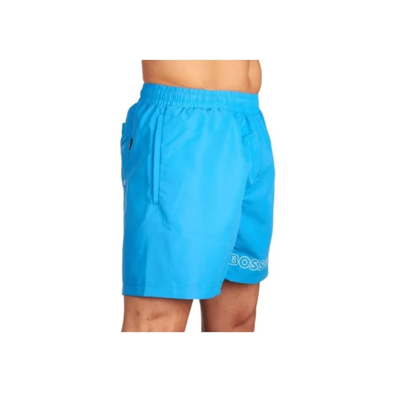 HUGO BOSS Dolphin Logo print Swim Shorts-1