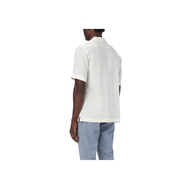 LARDINI Short sleeve Button up Shirt-3
