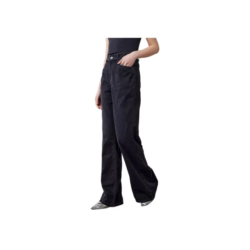 A21 Jeans Women's Black Gray-3