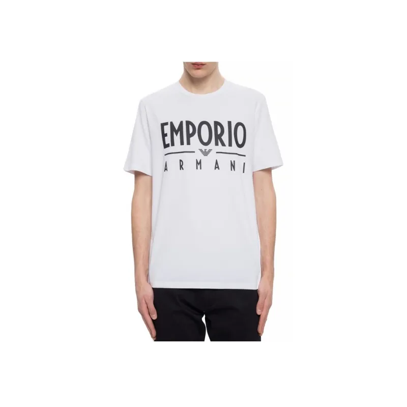 EMPORIO ARMANI T Shirts Men White-3