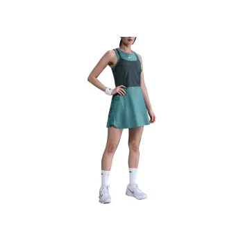 Nike Sleeveless Dress Women's Mineral Blue Green/Faded Spruce/High Pressure Color/White