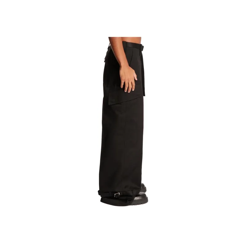 Sacai High Waist Belted Trousers-2