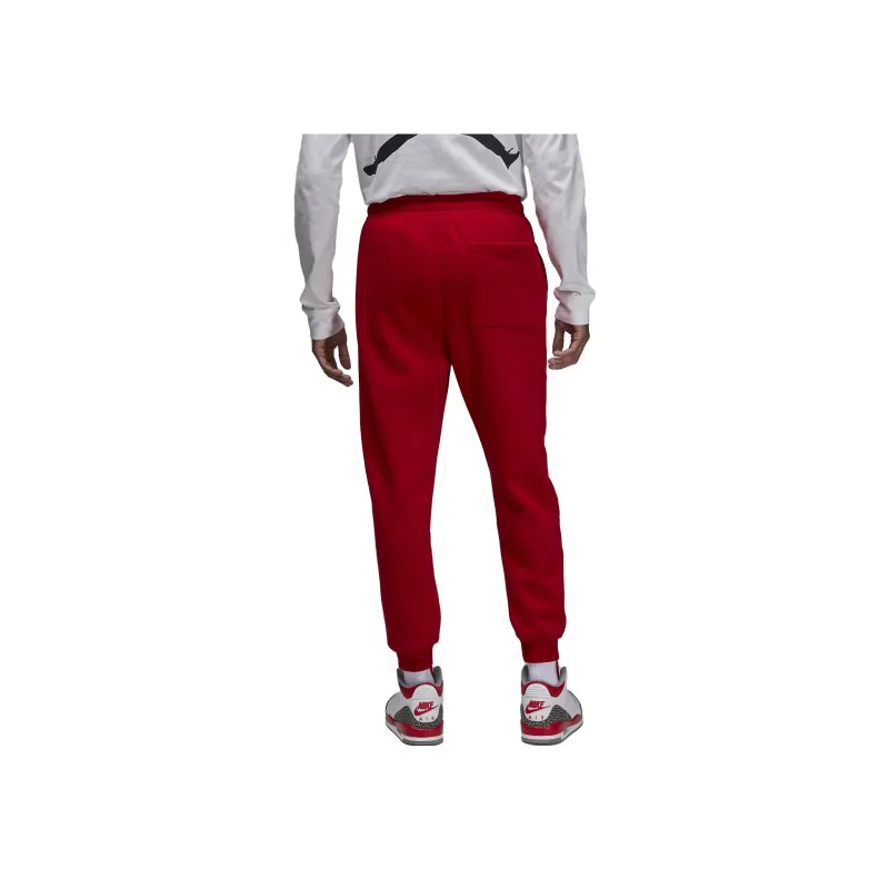 Jordan Essentials Knitted Sweatpants Men Gym Red-4