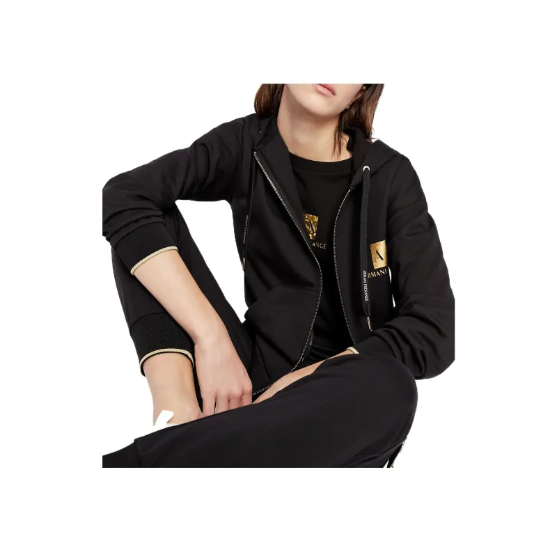 ARMANI EXCHANGE SS22 Sweatshirt Women's Black-1
