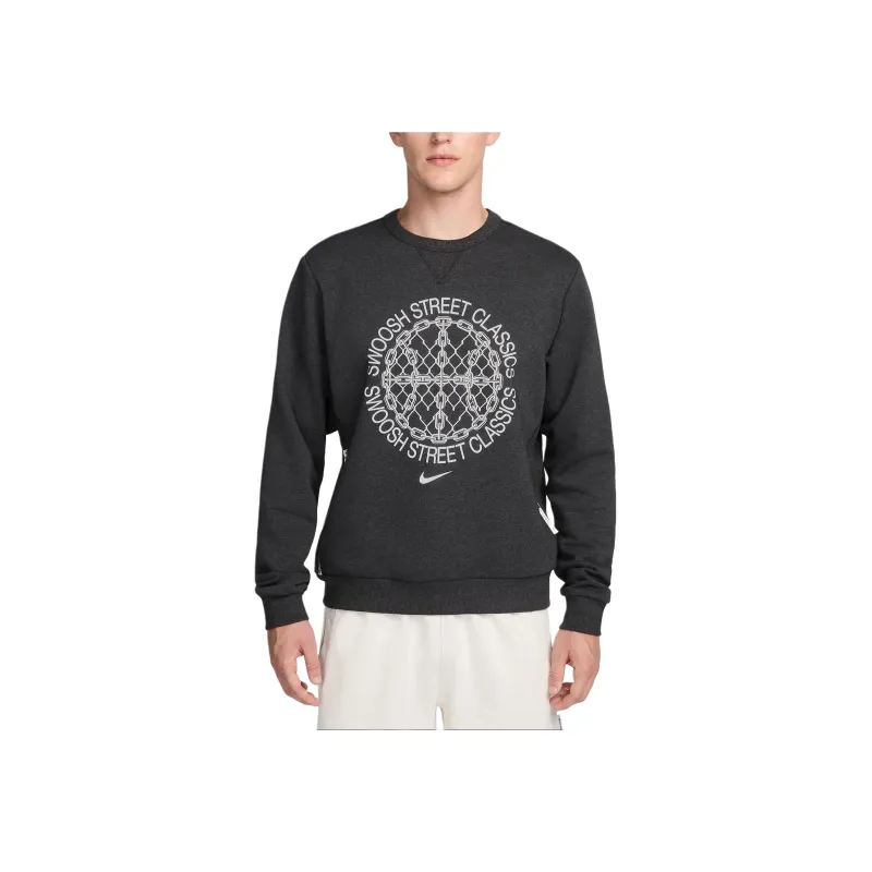 Nike Standard Issue Men's Dri FIT Basketball Crew Neck Sweatshirt-0