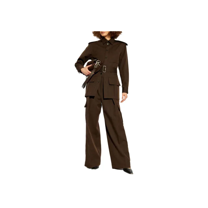 Burberry Belted waist Buttoned Overshirt-1