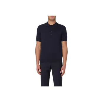 PAOLO PECORA MILANO Polo Shirt Men's Blue
