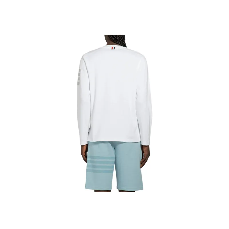 THOM BROWNE 4 Bar Striped Crewneck Sweatshirt-3