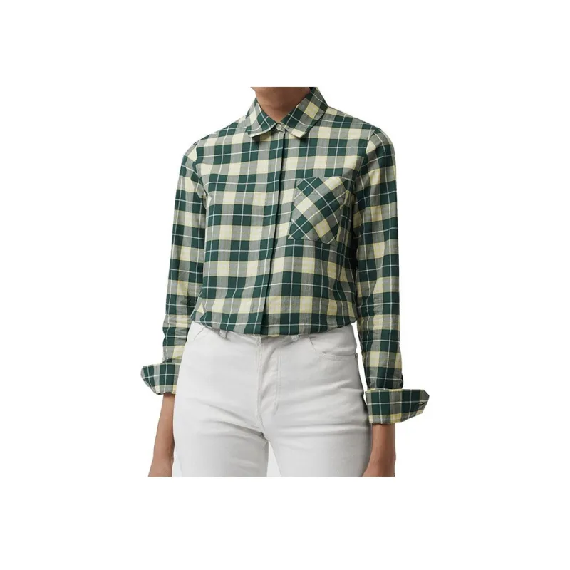 Burberry Shirt Women's Deep Cedar Green-2