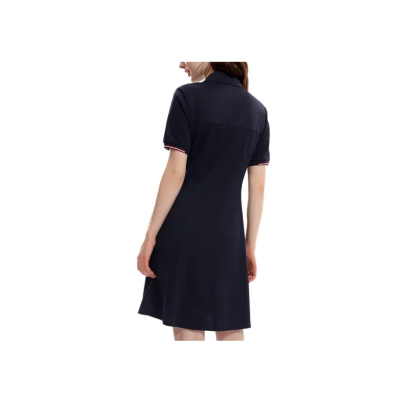 FILA Short Sleeved Dresses Women's Navy Blue-5