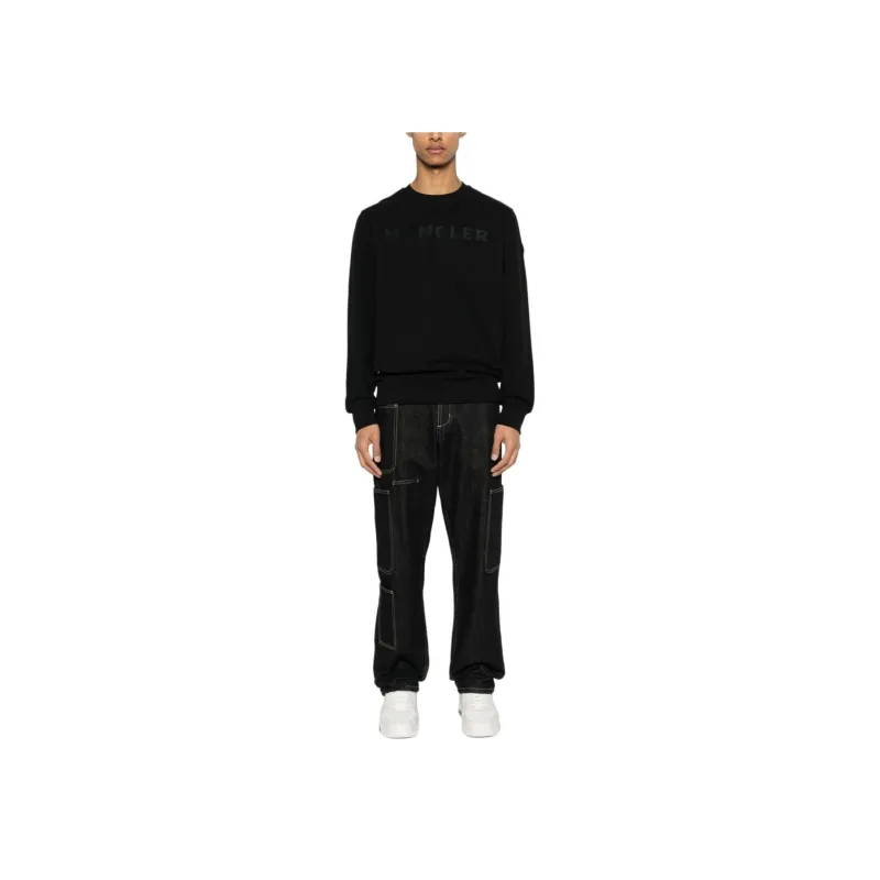 Moncler Logo Detailed Crew Neck Sweatshirt-3