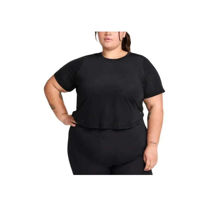 Nike One Classic Breathe Women's Dri-FIT Short-Sleeve Top Plus Size-0
