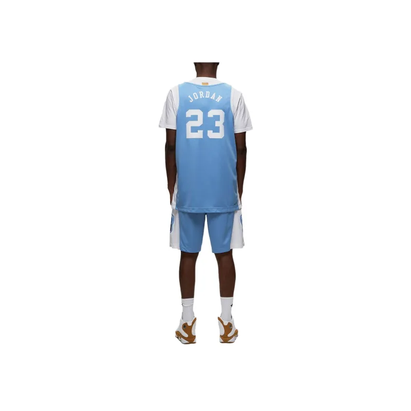 Jordan UNCLimited College Retro Jersey Basketball Jersey Men's Courage Blue/White/White-2