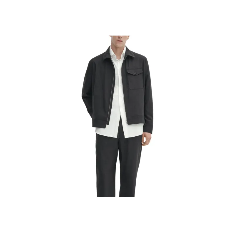 Massimo Dutti Jackets Coats Men's Gray-2