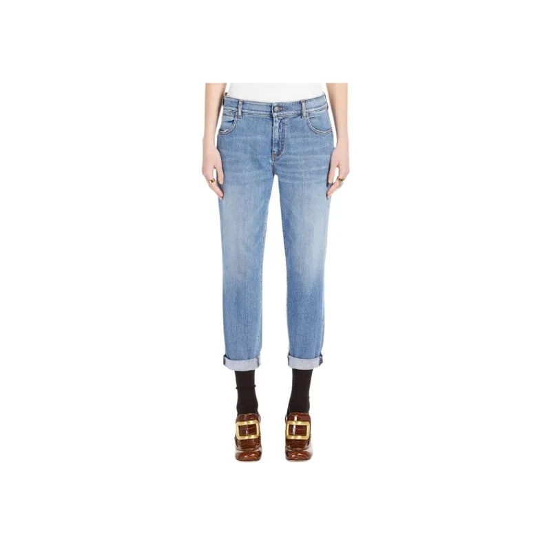 SportMa Dina Collection Cigarette Jeans Jeans Women's Blue-2
