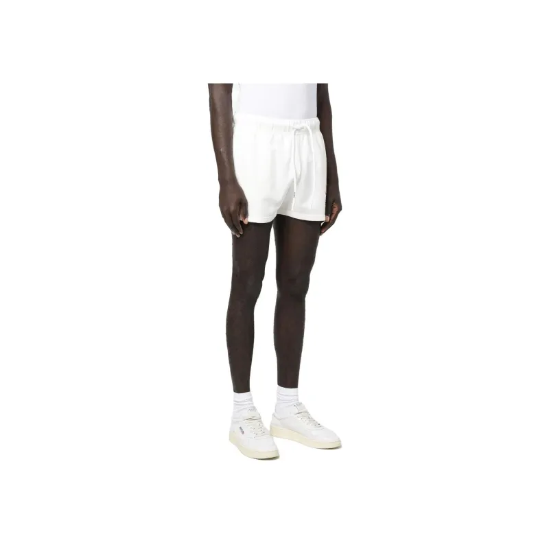 AUTRY Logo Printed High Waist Shorts-3