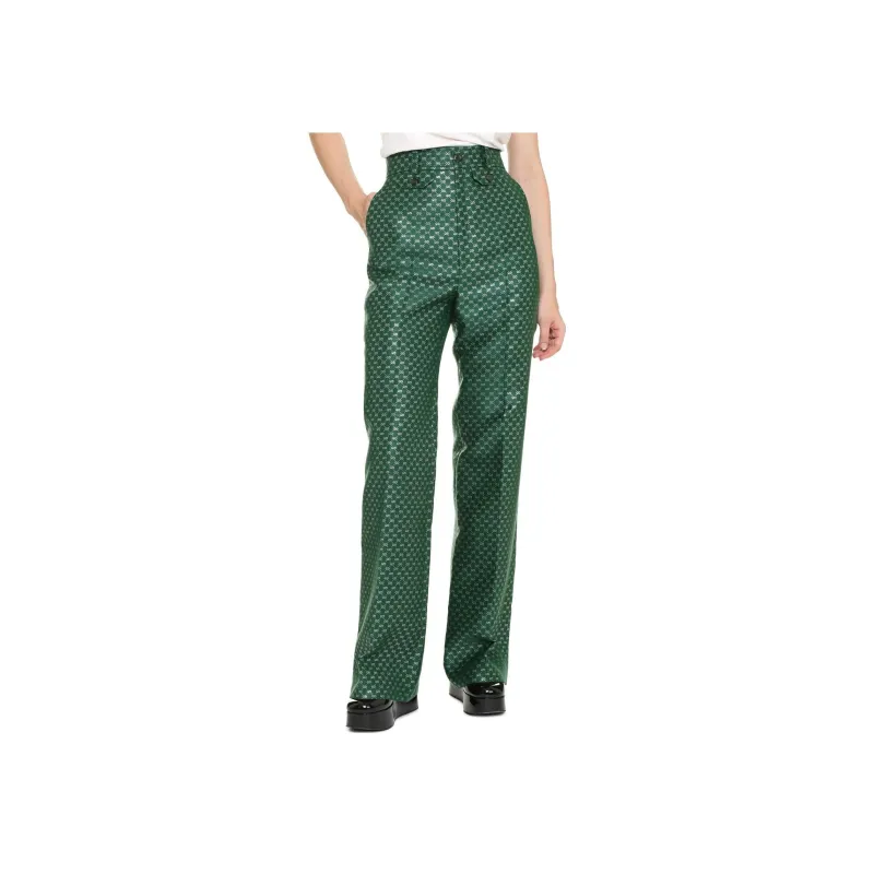 GUCCI SS23 Casual Pants Women's Green-2