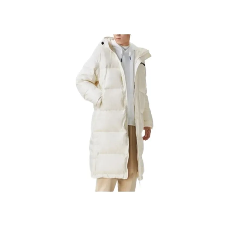 LiNing Sports Basketball Collection Down Jacket Winter Men's White-2