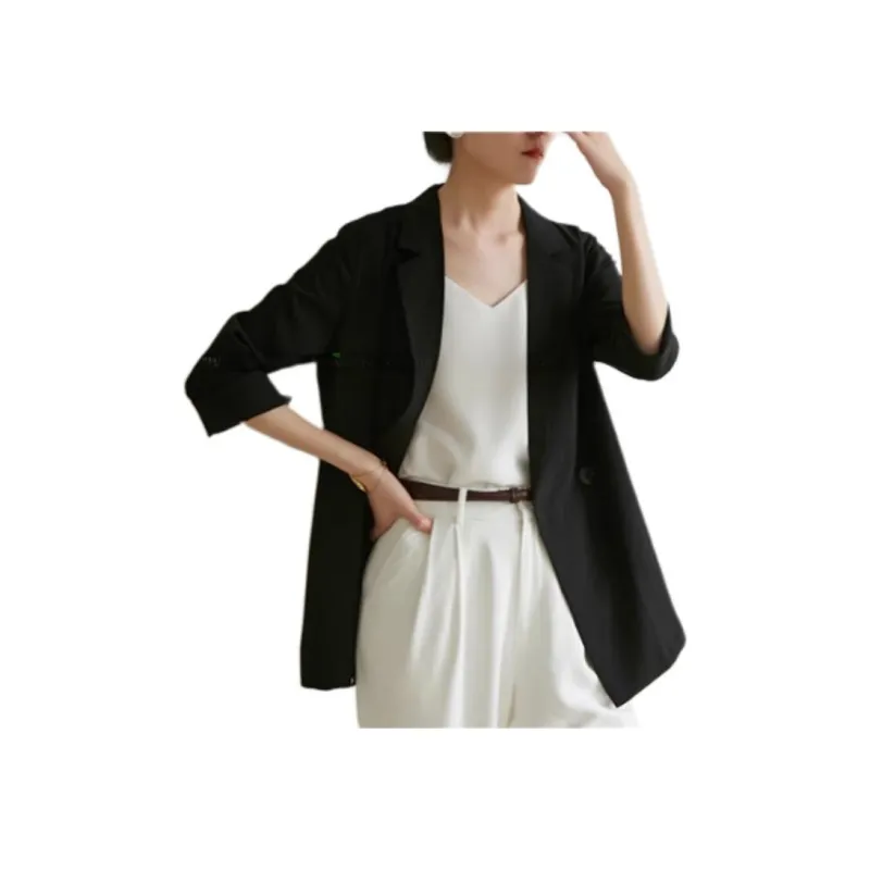SHALLOW STREAMS Business Suit Women's Classic Black-2