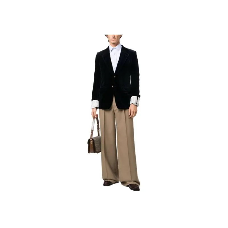 GUCCI Fluid Drill Tailored Trousers-2