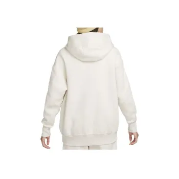 Nike Women's Phoenix Fleece Oversized Pullover Hoodie Light Orewood Brown/Sail