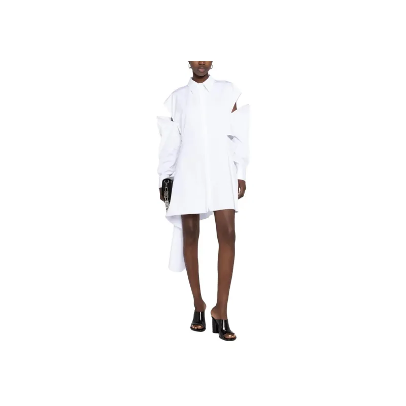 Alexander McQueen Cut-Out Detailed Shirt Dress-1