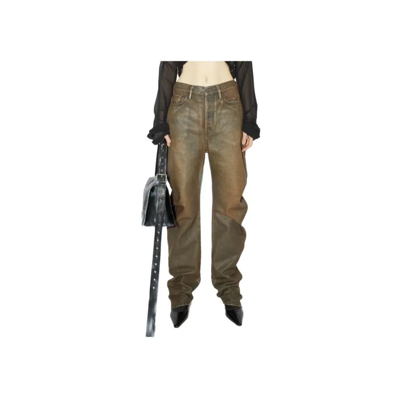 Acne Studios Relaxed Fit Coated Jeans-2