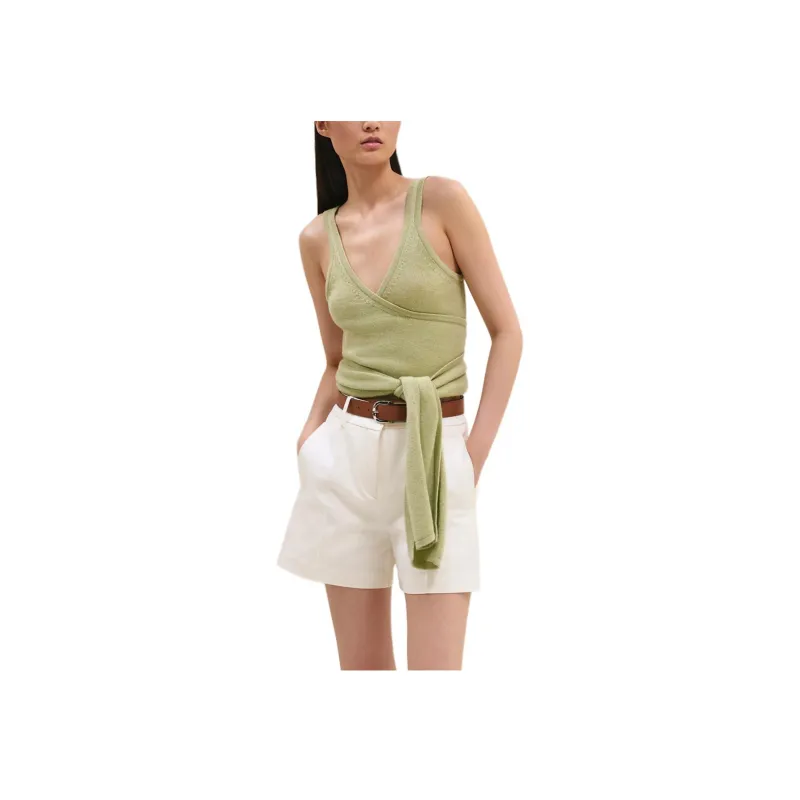 HERMES Camisoles Women's Green-0