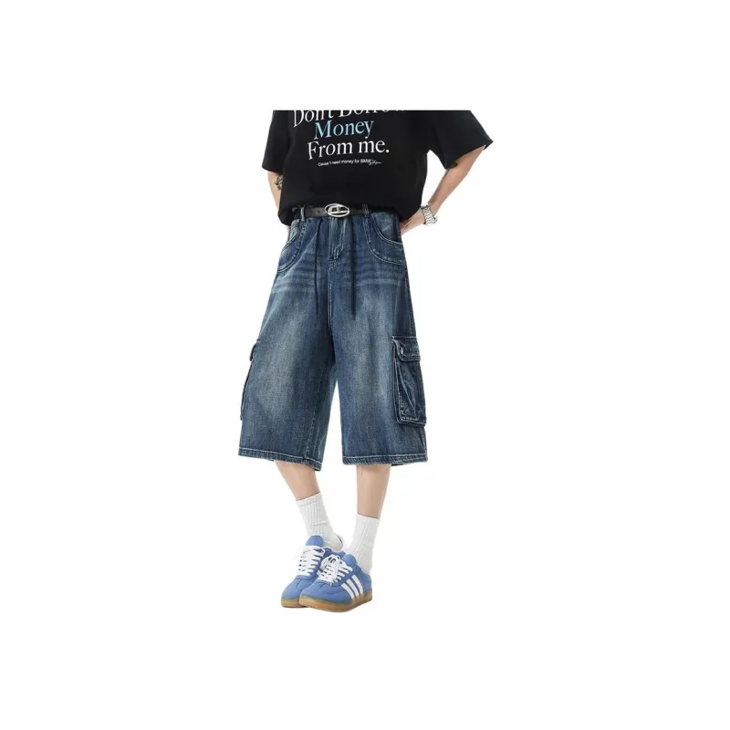 ORMY Denim Shorts Unisex Blue-0