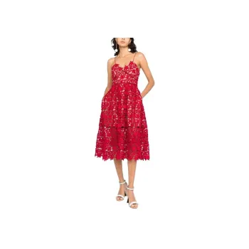 Self portrait Lace overlay Dress