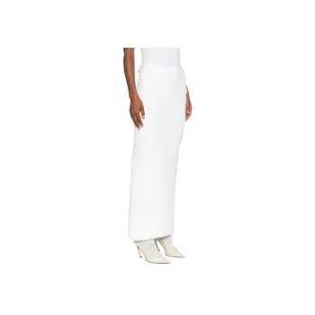 Balenciaga Tweed Long Skirt
