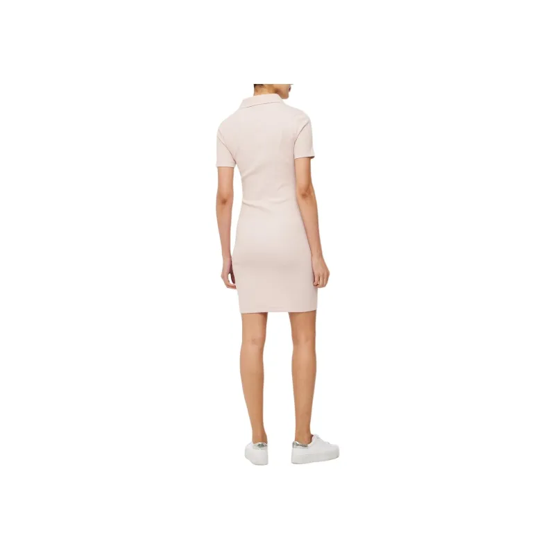 CALVIN KLEIN Short Sleeved Dresses Women's Pink-3