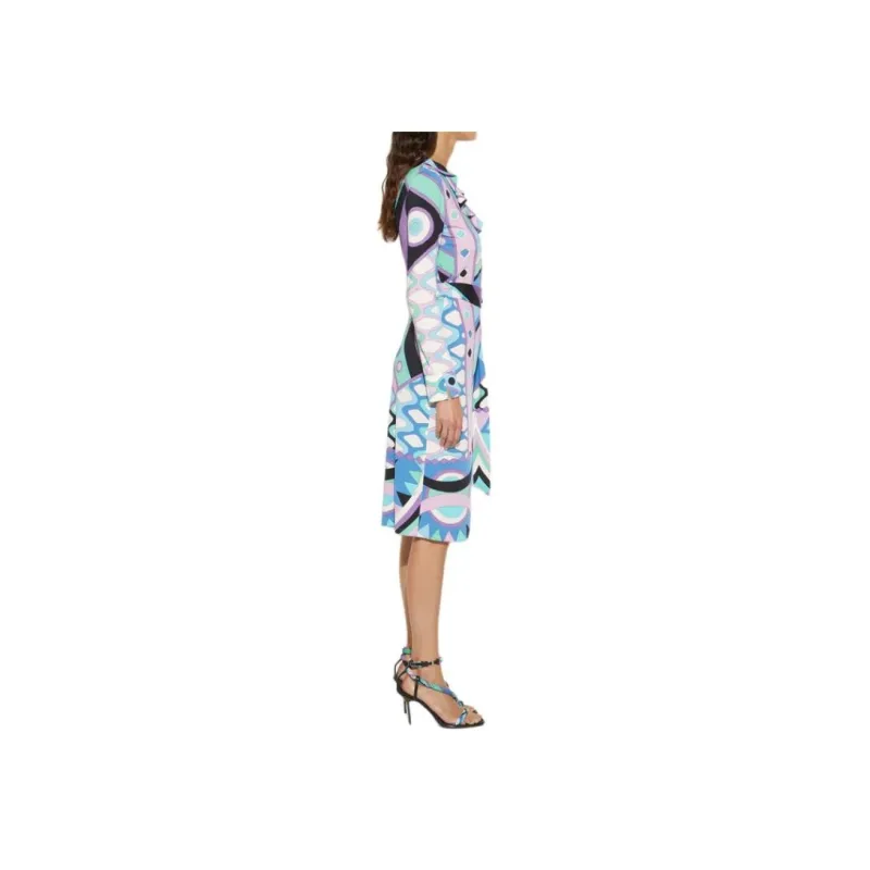 Pucci Geometric Wrap Midi Dress-3