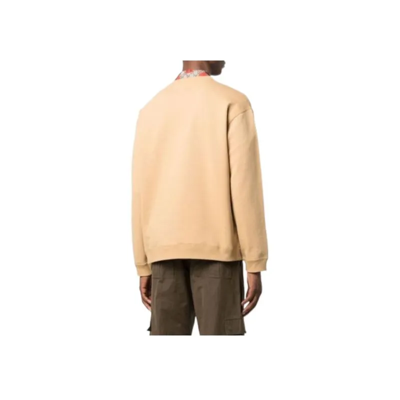 GUCCI 1921 Series SS22 CrewNeck Long Sleeve Sweatshirt Brown-3